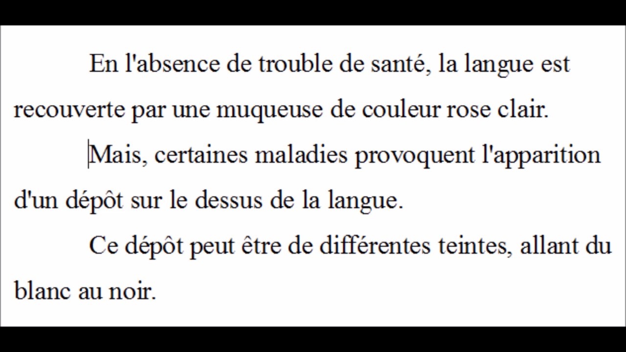 La langue noire