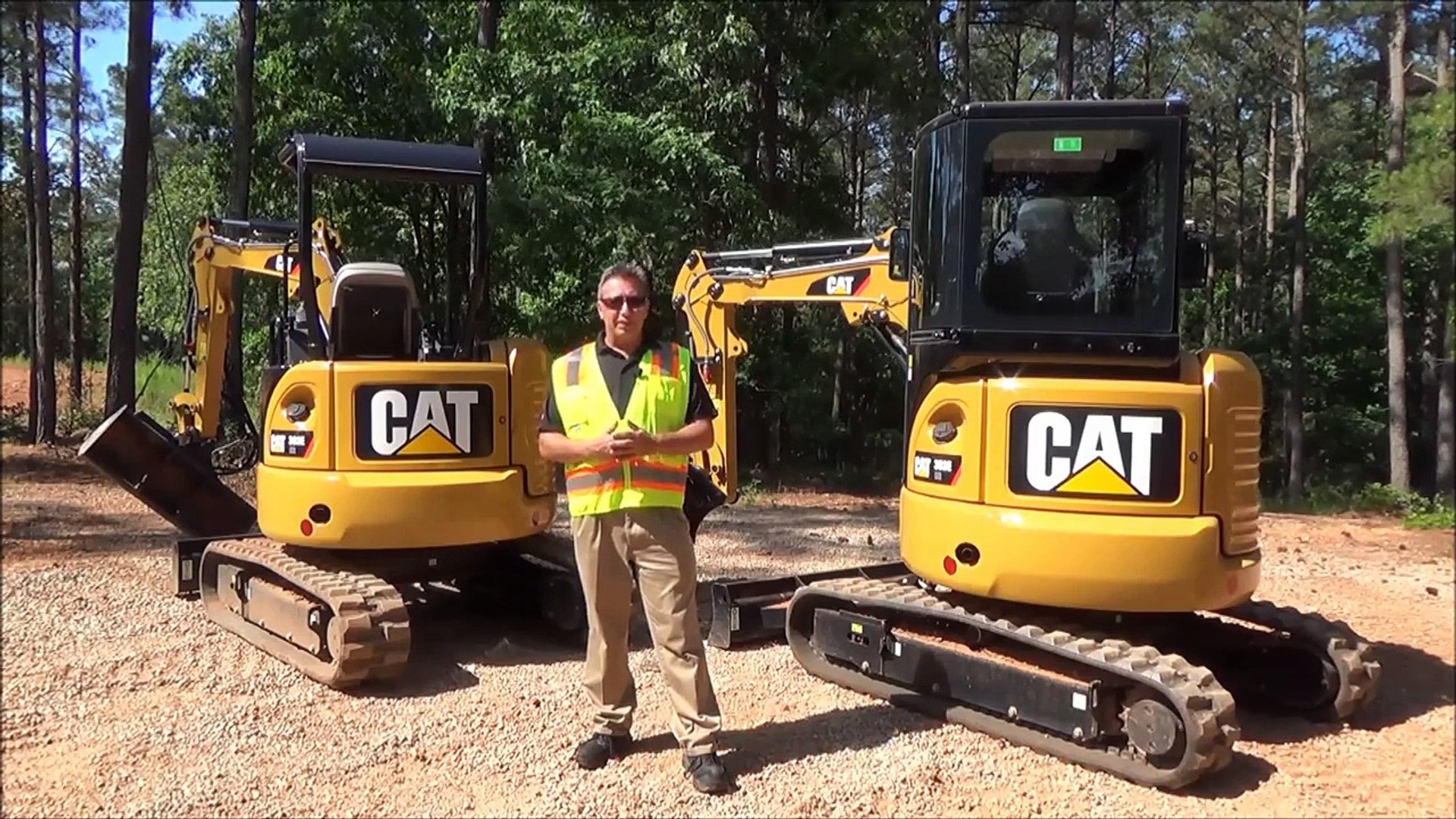 Cat 303e Cr Mini Excavator Overview Video Dailymotion
