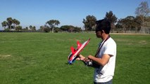 This is how an expert flies his RC plane..  the MiniMach!!! it's hella fast
