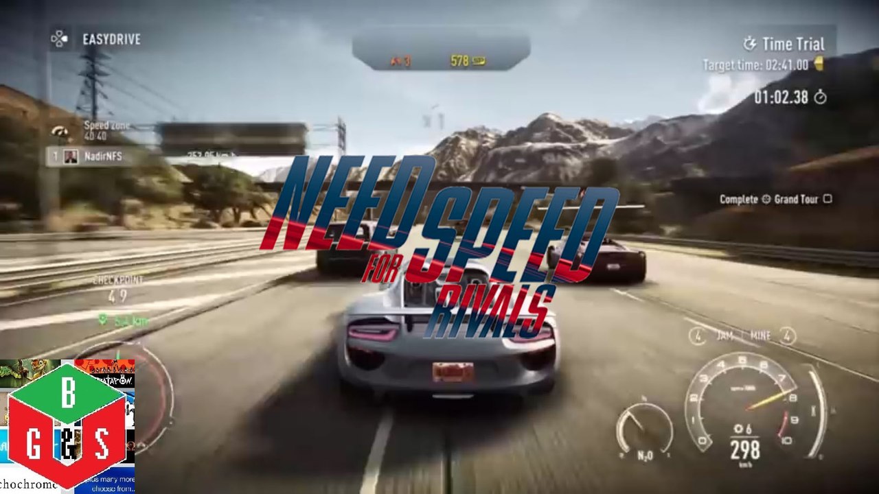 Need for Speed Rivals - Time trial - Porshe 918 Spyder Gameplay PS4, Xbox One, PC