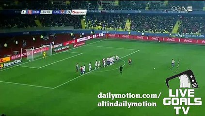 Oscar Romero Free Kick Chance Peru 1-0 Paraguay