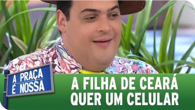 Filha de Matheus Ceará quer um celular