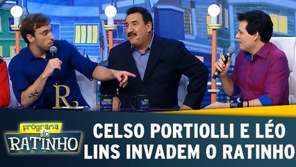 Video herunterladen: Celso Portiolli e Léo Lins invadem o Ratinho