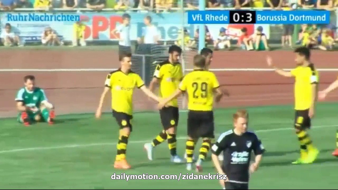 Vfl Rhede 0-5 Borussia Dortmund | All Goals and Full Highlights 03.07.2015