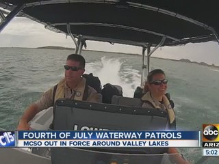 Fourth of July waterway patrols
