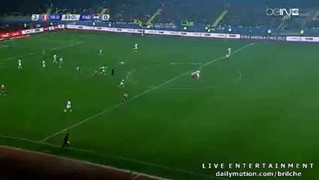 Goal de Paolo Guerrero Peru 2-0 Paraguay