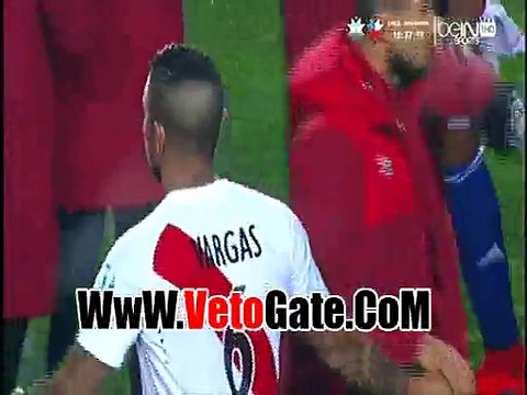 فرحه لاعبى بيرو بالتتويج بالمركز الثالث بكوبا امريكا