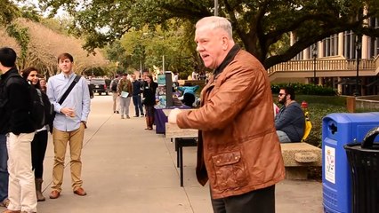 Pastor David Diamond at LSU