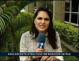Mendigo queimado
