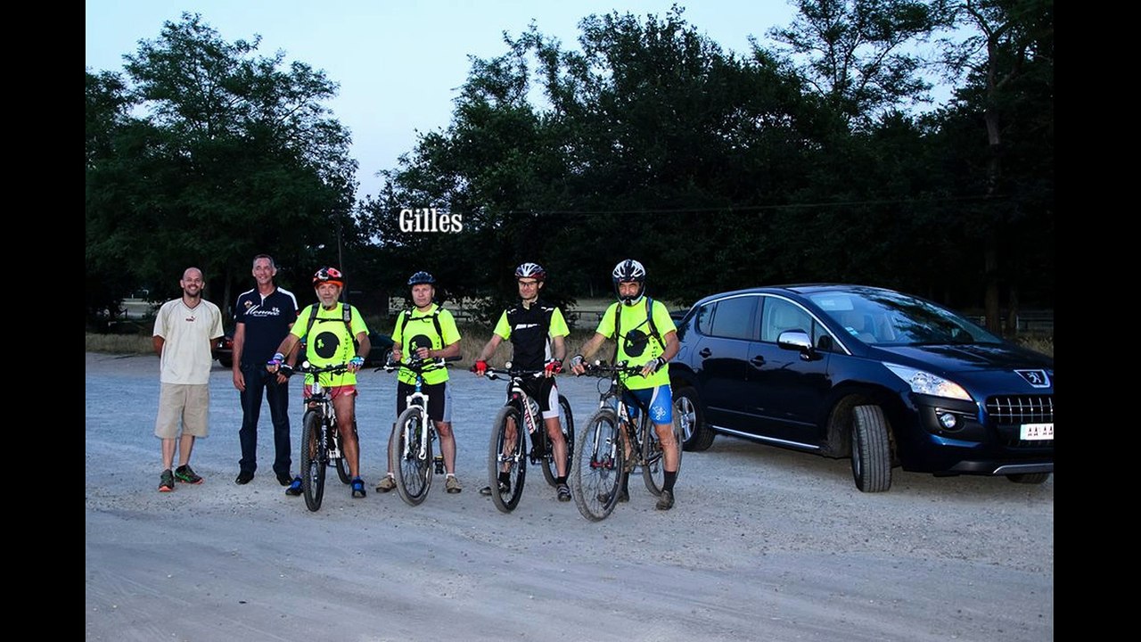 VTT en nocturne dans les bois de l'Epau (Changé - 72)