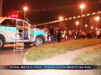 Atira, mata e foge