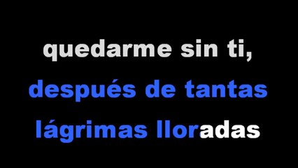 Yuri - Ya No Vives En Mi - Karaoke - Letra