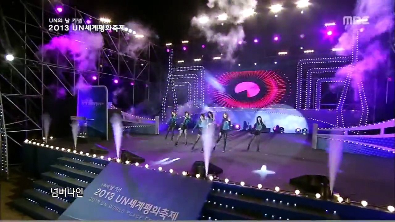 131023 T-ara - Number Nine + Ending @ UN Peace Festival