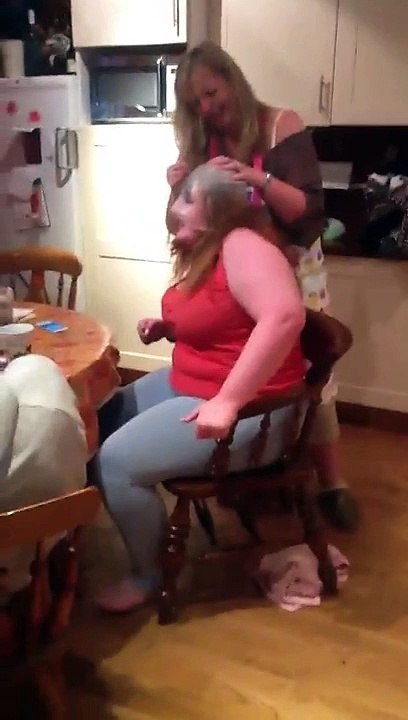 Girl Crying About Having Her Hair Done