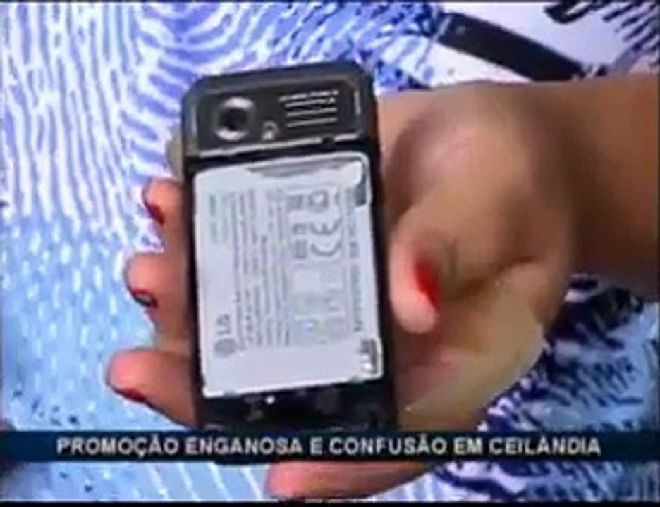 Confusão em loja