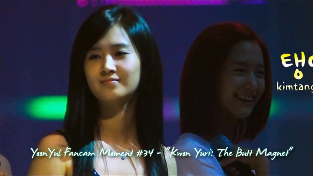 YoonYul 윤율 Fancam Moment #34 - Kwon Yuri: The Butt Magnet [100203]  HD