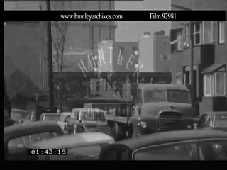 Children playing on London streets.  Archive film 92981