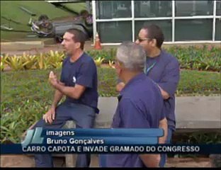 Carro atinge Congresso Nacional, motorista embriagado 🚗