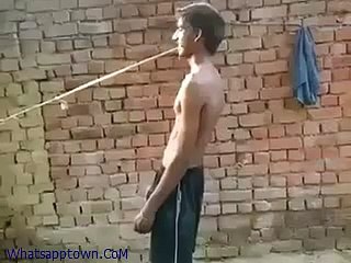 Tractor Pulled By Slim Guys Using Teeth_2-