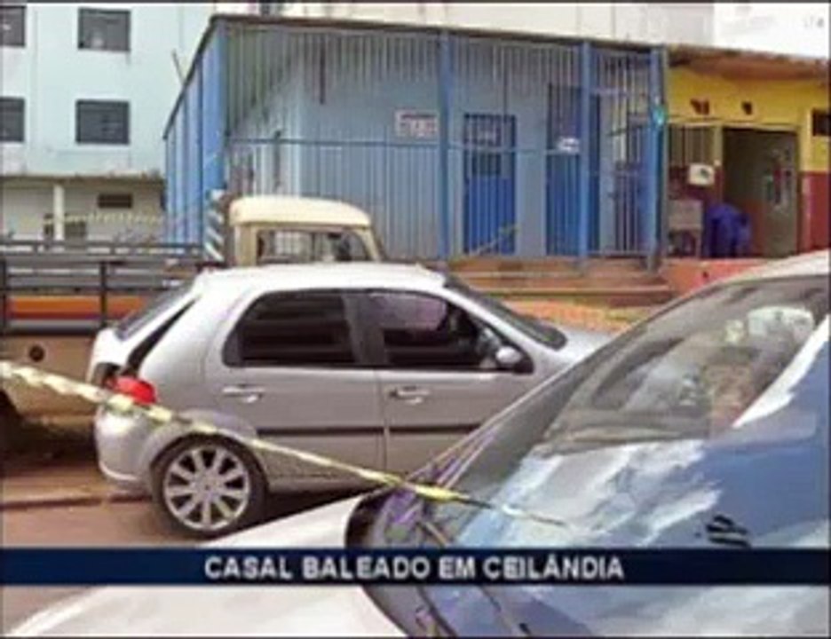 Casal baleado