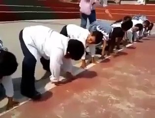 This Cute Little Fat Kid Cheats When He Can't Run