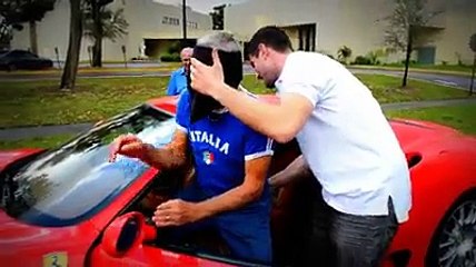 son buys  dad a ferrari