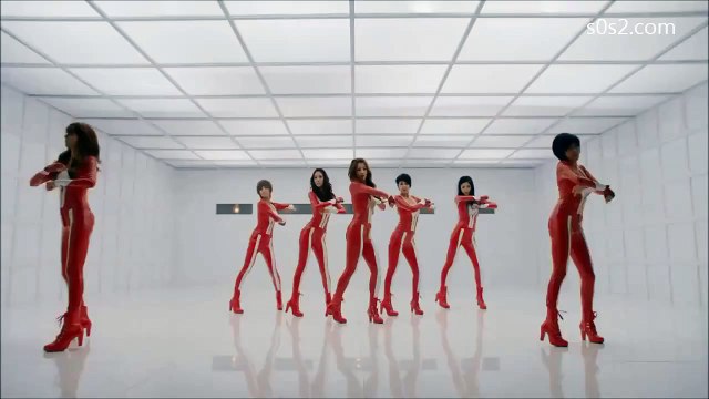 Korean Singer Girls - Gangkiz - MAMA - Hot & beautiful KPOP - Red Black latex leather fashion