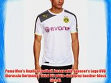 Puma Men's Replica Football Jersey with Sponsor's Logo BVB (Borussia Dortmund) Third Kit white-dark