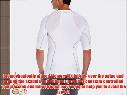 Skins A200 Short Sleeve Men's Compression Top - White M