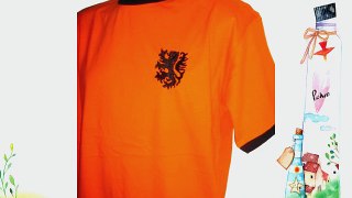 Retro Holland 1970s Football T Shirt New Sizes S-XXL Embroidered Logo