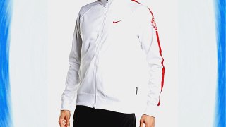 Nike Men's Jacket - White/Diablo Red X-Large