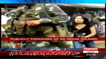 Ahmed Qureshi Showing The Video Of Indian Army Harassing Girl