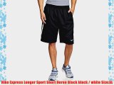 Nike Express Longer Sport Short Heren Black black / white Size:XL