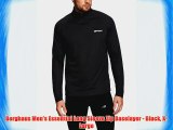 Berghaus Men's Essential Long Sleeve Zip Baselayer - Black X-Large