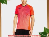 adidas Men's Predator Training T-Shirt - Infrared/Black/Neon Orange X-Large