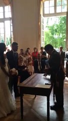 Il imite Cristiano Ronaldo pour son mariage à la mairie