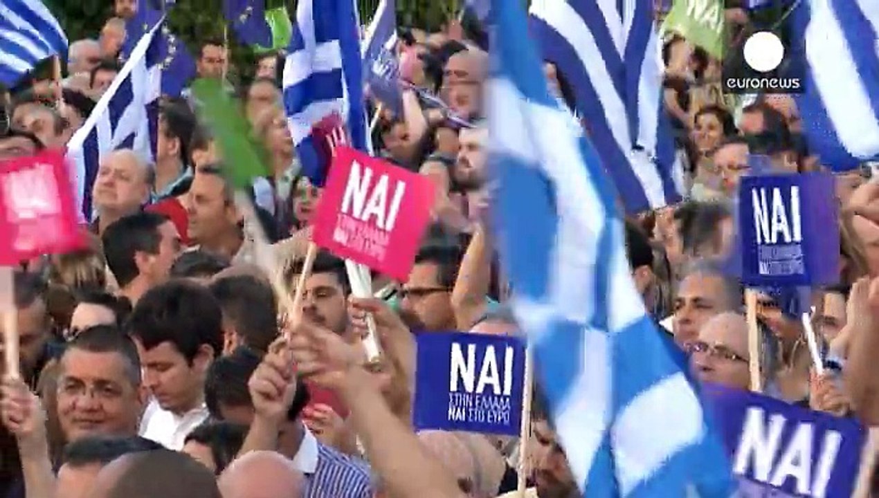 Référendum : 22.000 supporters du "oui" rassemblés à Athènes