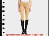 Equetech Women's Twirl Jodhpurs - Beige 34 Inch