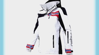 Nebulus Women's High End Platinum Freestyle Ski/Snowboard/Winter Jacket - White Large