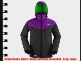 Urban Beach Men's Toasty Charcoal Ski Jacket - Grey Large
