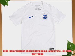 NIKE Junior England Short Sleeve Home Jersey 2014 - MEDIUM WHT/SPRO