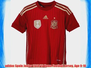 adidas Spain Junior 2014/15 Home Football Jersey Age 9-10
