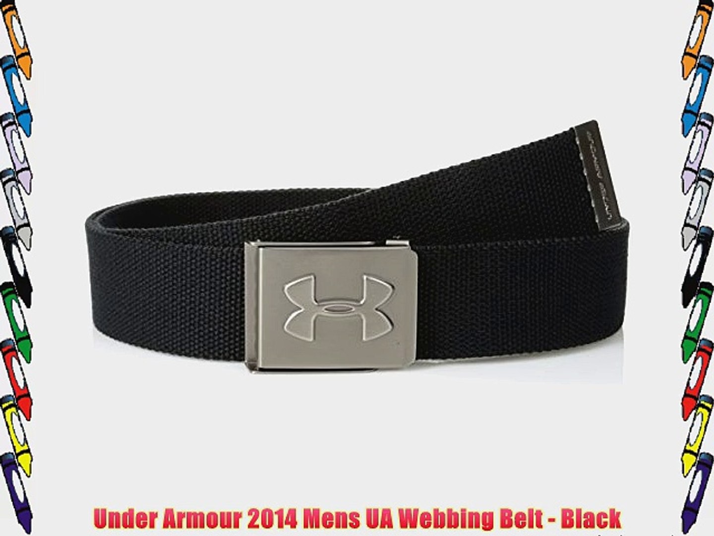 Under Armour 2014 Mens UA Webbing Belt - Black - video Dailymotion