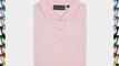 Glenmuir Marion Ladies Cotton Sleeveless Polo Golf Shirt (L Pink)