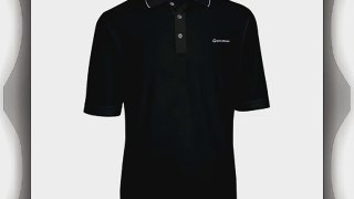 2012 TaylorMade LTD Tipped Golf Polo Shirt Black Small