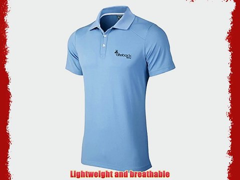 Biteback Sports Insect Resistant Men's Polyester Fabric Golf Polo Shirt (XX-Large Light Blue)