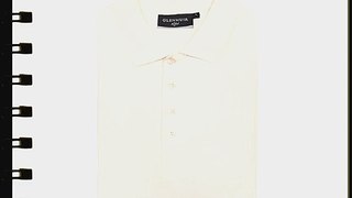 Glenmuir Mens Tyne Plain Colour Cotton Golf Polo Shirt 30% OFF - L - Winter White