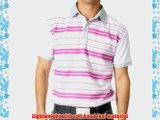 Sub70 Men's Zane Golf Shirt - White/Purple Medium