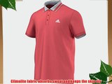 Adidas Men's Sport Essentials Polo T-Shirt - Semi Flash Red/White Small