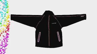 Benross X Tex Stretch Womens Waterproof Jacket - Black/Pink Size 8